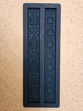 Silicone Decorative Border Mold in Blue